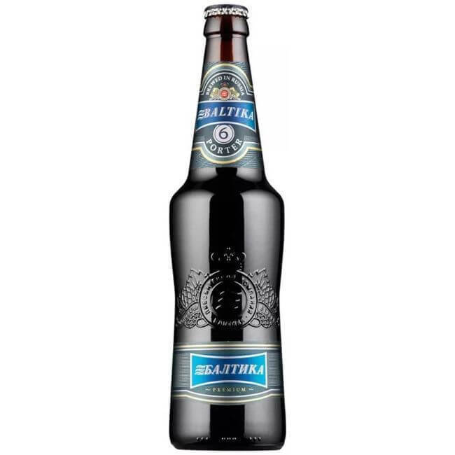 Пиво Балтика 6 Портер от пивоварни Балтика. Описание, отзывы, характеристики пива Балтика 6 Портер.
