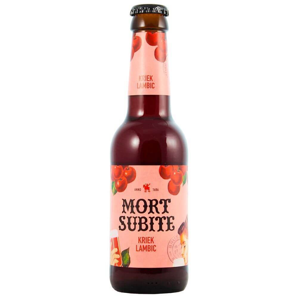 Пиво Kriek Lambic (2019) от пивоварни Brouwerij Mort Subite. Описание ...