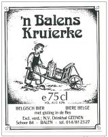 Пиво 'n Balens Kruierke