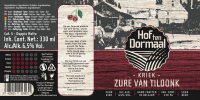 Пиво Kriek - Zure van Tildonk Пиво Kriek - Zure van Tildonk