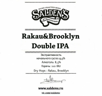 Пиво Rakau & Brooklyn Double IPA