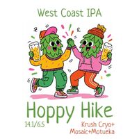 Пиво Hoppy Hike: Krush Cryo+Mosaic+Motueka