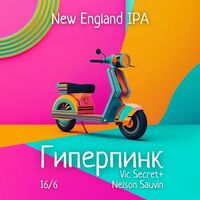 Пиво Hyperpink / Гиперпинк: Vic Secret+Nelson Sauvin