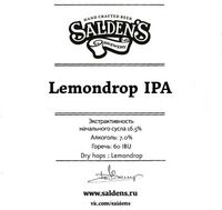 Пиво Lemondrop IPA