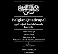 Пиво Belgian Quadrupel Aged In Jack Daniels Barrels Batch #1