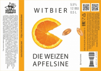 Пиво Witbier Experiment Die Weizen Apfelsine Пиво Witbier Experiment Die Weizen Apfelsine