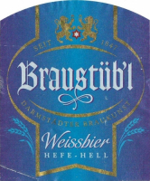 Пиво Braustüb'l Weissbier Hefe-Hell