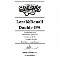 Пиво Loral & Denali Double IPA