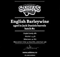 Пиво English Barleywine Aged In Jack Daniels Barrels Batch #2