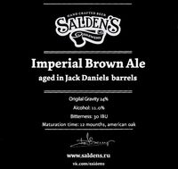 Пиво Imperial Brown Ale Aged In Jack Daniels Barrels