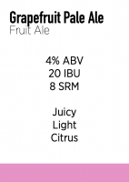 Пиво Grapefruit Pale Ale Пиво Grapefruit Pale Ale