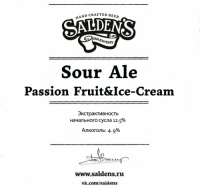 Пиво Sour Ale Passion Fruit & Ice-Cream
