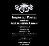 Пиво Imperial Porter Aged In Cognac Barrels Batch #2