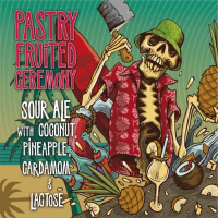 Пиво Pastry Fruited Ceremony: Coconut, Pineapple, Cardamom & Lactose