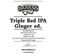 Пиво Triple Red IPA Ginger Ed.
