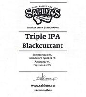 Пиво Triple IPA Blackcurrant