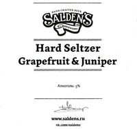 Пиво Hard Seltzer Grapefruit & Juniper