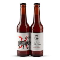 Пиво Карибу комбуча на чаге с клюквой