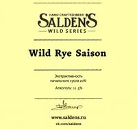 Пиво Wild Rye Saison