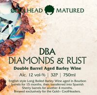 Пиво DBA Diamonds & Rust (Bourbon + Sherry BA)