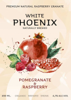 Пиво White Phoenix ГРАНАТ-МАЛИНА Пиво White Phoenix ГРАНАТ-МАЛИНА