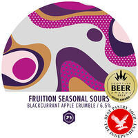 Пиво Fruition Seasonal Sours Blackcurrant Apple Crumble Пиво Fruition Seasonal Sours Blackcurrant Apple Crumble