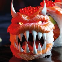 Пиво Ролл с тунцом на выходном