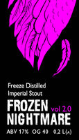 Пиво Frozen Nightmare Vol. 2. Freeze Distilled Imperial Stout Sherry Chips Aged