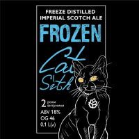 Пиво Frozen Cat Sith. Freeze Distilled Imperial Scotch Ale 2 роки витримки