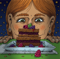 Пиво Шоколадный брауни с малиной и ежевикой