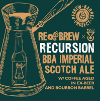 Пиво Recursion. BBA Imperial Scotch Ale W/ Coffee Aged In Ex-Beer And Bourbon Barrel