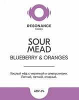 Пиво Sour Mead With Blueberry And Oranges