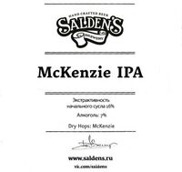 Пиво McKenzie IPA
