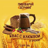 Пиво Квас с Клюквой и Хреном
