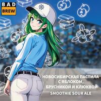 Пиво НОВОСИБИРСКАЯ ПАСТИЛА С ЯБЛОКОМ, БРУСНИКОЙ И КЛЮКВОЙ