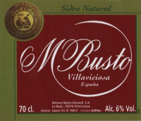 Пиво Sidra Natural M. Busto