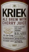 Пиво Kriek Пиво Kriek