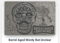 Пиво Barrel Aged Wordy But Unclear