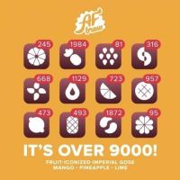 Пиво It’s Over 9000! Mango • Pineapple • Lime Пиво It’s Over 9000! Mango • Pineapple • Lime