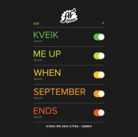 Пиво Kveik Me Up When September Ends Пиво Kveik Me Up When September Ends