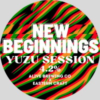 Пиво Alive New Beginnings Yuzu Session Пиво Alive New Beginnings Yuzu Session