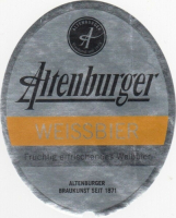 Пиво Altenburger Weissbier