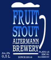 Пиво Fruit Stout Altermann (Black Berry)