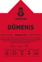 Пиво Dūmenis (Smokey) Пиво Dūmenis (Smokey)