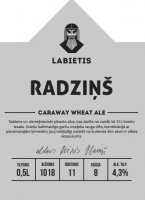 Пиво Radziņš (Typical Latvian Wheat Bread With Caraway) Пиво Radziņš (Typical Latvian Wheat Bread With Caraway)