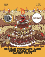 Пиво 9th Birthday Cake - German Chocolate Cake and Maple Frosting