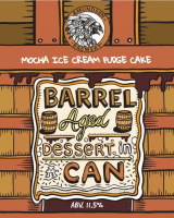 Пиво Barrel Aged Dessert In A Can - Mocha Ice Cream Fudge Cake