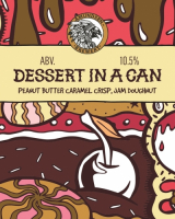 Пиво Dessert In A Can - Peanut Butter Caramel Crisp Jam Doughnut