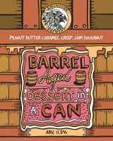 Пиво Barrel Aged Dessert In A Can - Peanut Butter Caramel Crisp, Jam Doughnut Пиво Barrel Aged Dessert In A Can - Peanut Butter Caramel Crisp, Jam Doughnut