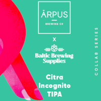 Пиво Ārpus x Baltic Brewing Supplies Citra Incognito™ TIPA
